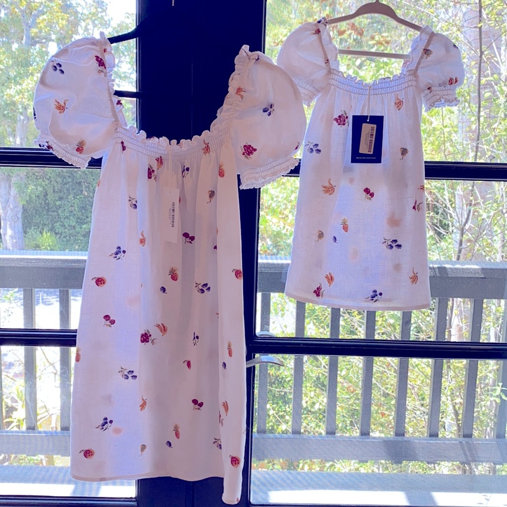 Reformation Mommy & Me dresses (adult XS and 2T)
